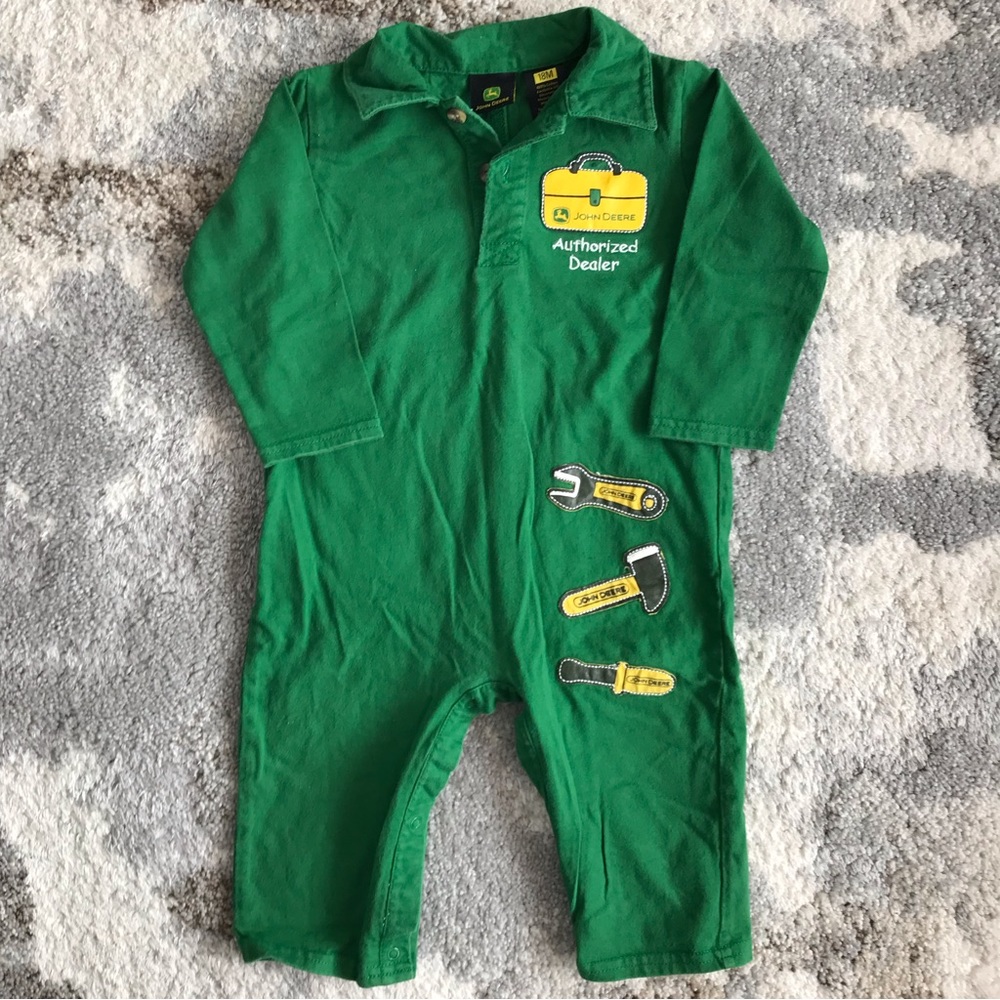 John Deere long sleeve boy outfit 18 months mr fix it